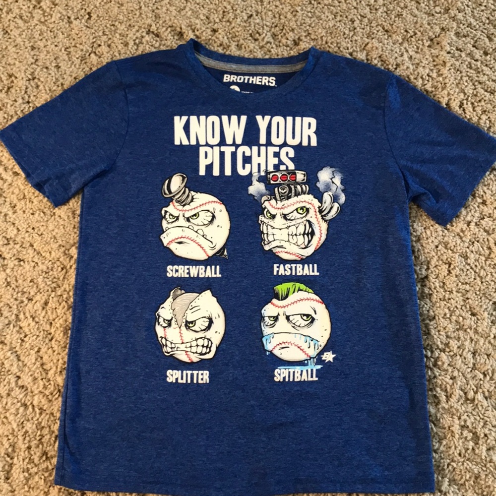 Boy’s baseball t-shirt, size 8